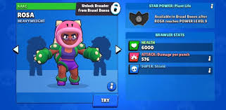 All content must be directly related to brawl stars. Brawl Stars Rosa S Stats Baleines Dans Nausicaa
