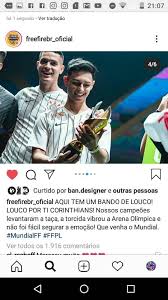 Top 1 global hoje ft apelapato igorila el mega lsd999 freefire ao vivo live. Corinthians Campeao Da Pro Legue Vai Nos Memes Free Fire Br ÙÙŠØ³Ø¨ÙˆÙƒ