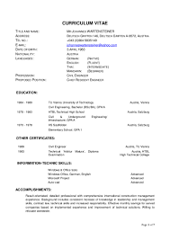 How to write a cv learn how to make a cv that gets perfect curriculum vitae example. Curriculum Vitae World Bank Format V3