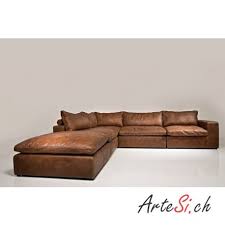 Lionel Delux Designer Leder Sofa Sofa Leder Couch Mobel Sofa