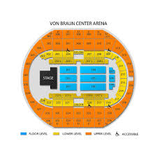 Von Braun Center Arena 2019 Seating Chart