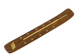 Get your incense stick holder today! Bulk Lot 10 Wooden Flat Incense Stick Holder Burner Stand Boat 26cm