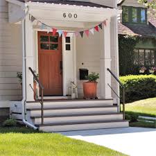 Routed rail makes building a deck rail easy and with a variety of balusters to choose from, you can create a customized look that reflects your personal style. Classic Metal Handrails For Porch Steps Great Lakes Metal Fabrication