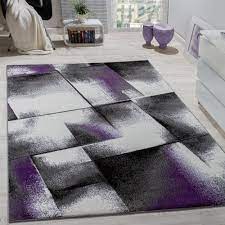 .teppich lila 120×170 cm shaggy teppich in lila moderner teppich karo lila violett grau designer shaggy lila hochflor langflor teppich hochflor teppich hammer preis grösse 80×150 cm from. Designer Teppich Wohnzimmer Teppiche Kurzflor Meliert Lila Grau Schwarz Creme Kaufen Bei Diva Teppich Center