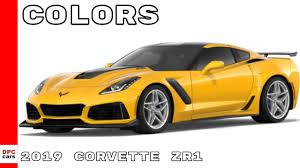 2019 Corvette Zr1 Colors