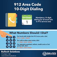 Area code 912 is a us telephone area code serving the southeastern portion of the state of georgia. Bulloch Solutions Bulloch Telephone Attention Customers Starting September 1 2021 All Calls Will Have To Be Dialed With 10 Digits Bullochsolutions Workingtogether Security Connected Internet Phone Facebook