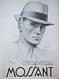 PUBLICITÉ DE PRESSE Chapeau MOSSANT 1935 + Pub dos LEVITAN & GUILLEMINOT  EUR 2,50