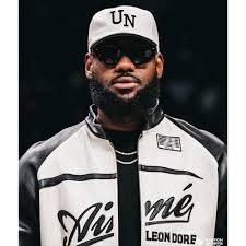Motorcycle LeBron James Aime Leon Dore Leather Jacket