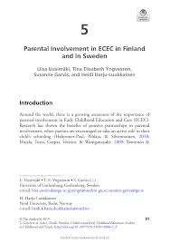 Are you ready to spend all your money on d. Pdf Parental Involvement In Ecec In Finland And In Sweden