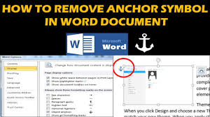 Always start with telekinesis to grab one of the clocks. How To Remove Anchor Symbol In Word Document Youtube