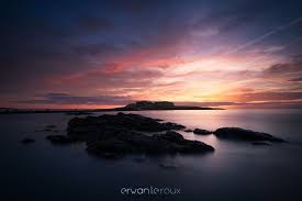 Fin De Journee En Couleur Sur Fort Bloque Le Fort Bloque Aux Dernieres Lueurs Du Jour Lors D Un Coucher De Soleil Bretagne Paysage Paysage Coucher De Soleil