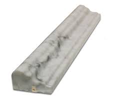 Pvc composite white chair rail moulding. Buy Carrara White Chair Rail Polished Marble Molding Wallandtile Com