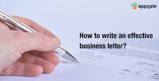 How To Write A Business Letter Business Letter Format Examples Appy Pie