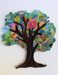 Quilling Paper Tree Of Joy Treeoflife Gift Wedding Tree Personalised Alegria Wallpaper Quilled Art Paper Quilling Patterns Quilled Tree Quilling Patterns