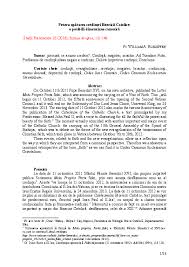 Catehismul bisericii catolice, arhiepiscopia justitia et pax: Doc Pentru ApÄrarea CredinÅ£ei Bisericii Catolice O PosibilÄ Dimensiune CanonicÄ William Bleiziffer Academia Edu