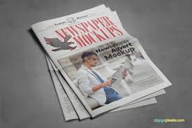 Tabloid Size Newspaper Mockups Vol 8 Mockup Newspaper Design Vintage Newspaper