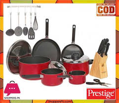 Buy Prestige Non Stick Cookware Set Of 22 Pieces 20965 At Best Price In Pakistan Cookware Set Cookware Sets Cooking Set