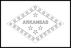Easter egg coloring page with many patterns, a cute bunny and two bells. Arkansas Flag Coloring Page State Flag Drawing Flags Web