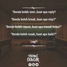 Benda boleh gaduh buat apa bincang?! Tolongdengar On Twitter Apa Lagi Korang Boleh Tambah Tolongdengar Td Tag Sahabat Anda