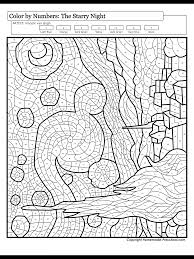 These color by number worksheets also help to reinforce students' recognition of numerals and color words. Pin On Paint By Numbers