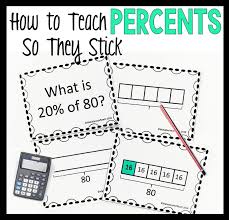 How To Teach Percents So They Stick Middle School Math Teaching Middle School Maths Teaching Middle School