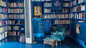 If you're looking for the best library wallpaper then wallpapertag is the place to be. A Tour Of Blue The Tatter Textile Library And Its Crafts Collection Martha Stewart