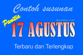 Jun 28, 2021 · menjelang 17 agustus, tentunya proposal perlombaan peringatan 17 agustusan menjadi sangat penting. Contoh Susunan Panitia 17 Agustus Terbaru Dan Terlengkap Mastimon Com