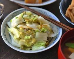 白菜の浅漬け