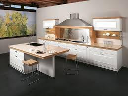 Weiße küche mit holz fresh weiße küche mit holzplatte weise kuche mit holz can be beneficial inspiration for those who seek an image according specific categories you can find it in this site. Kuchenzeile Mit Insel Weiss Kombiniert Mit Hellem Holz