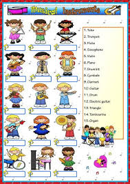 Musical Instruments Worksheet Music Worksheets Music Education Music Curriculum