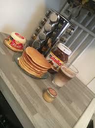 Petit Dejeuner Haut En Couleurs Avec De Delicieux Pancakes Pour Bien Ce Reveiller Recette Rapide Et Tres Simple Essaye Pour Arome Vanille Delicieux Grumeaux