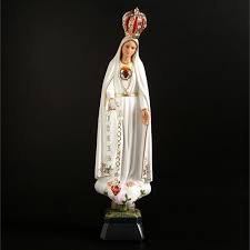 Quando olhei e contemplei sua beleza, a alegria transbordou de minha alma. Imagem Coracao De Nossa Senhora De Fatima 30 Cm Nossa Sagrada Familia