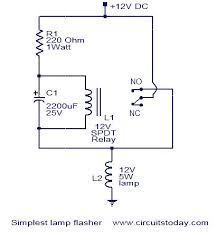 Tower lighting illuminates communications towers, tall buildings, and. Simplest Lamp Flasher Circuit
