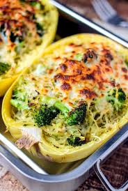 Broccoli Cheese Stuffed Spaghetti Squash Healthy Cooking Squash Recipes Healthy Recipes