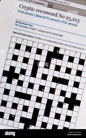 Crossword Puzzle Uk High Resolution Stock Photography And Images Alamy