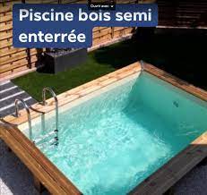 piscine bois semi enterree 2m50x1m50x1m30 lyon les brotteaux 69006 piscine bois piscine terrasse bois piscine