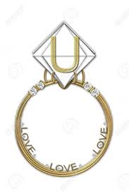 Select from premium diamond alphabet of the highest quality. The Letter U In The Alphabet Set Diamond Ring Is Gold And Sits On A Faceted Diamond Set In A 14 Karat Gold Ring Stock Photo Picture And Royalty Free Image Image 16321182