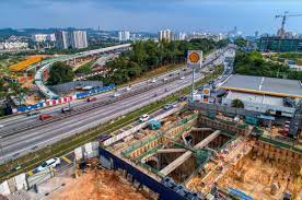 The combined network comprises 45.1km of track with 36 stations. Overall Construction Of Mrt 2 Ssp Line 70 Completed The Star