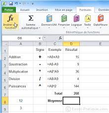Excel uses a default order in which calculations occur. Cours Excel Formules De Calculs Et Fonctions