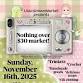 Nothing over $30 market! event image