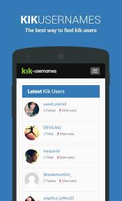 Download friends finder for kik 2.5 and all version history for. Ku Kik Usernames For Android Apk Download