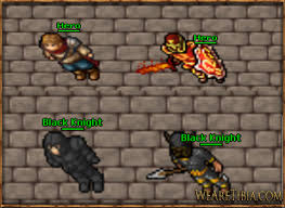 Knights are the masters of melee, and you can choose between using axe, club or sword weapons. Tibia Knight Spells