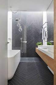 Discover inspiration to makeover your space with ideas for mirrors, lighting, vanities, showers and tubs. 10 Home Decor Trends You Need To Know In 2018 According To Pinterest Trendy Bathroom Tiles Bathroom Design Small Bathroom Design