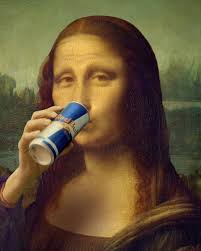 Copy of Mona Lisa Drinking Can 4:5