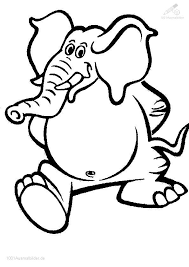 Elefanten bilder zum ausmalen referat elefant bilderzum ausmalen : 1001 Ausmalbilder Tiere Elefant Ausmalbild Elefant