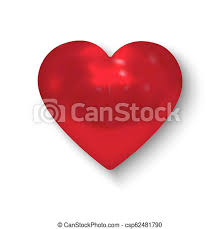 Ob ein herz zum ausschneiden das beste: Realistisches Herz Vorlage Fur Ihr Design Rotes Glanzendes Realistisches Herz Vector Illustration Vorlage Fur Ihr Canstock