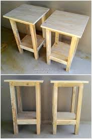 To Have Something Genuinely Inspiring And Funky Side Tables Furniture Piece For Your House Deciding On Wi Wood Pallet Furniture Wooden Pallet Table Pallet Diy