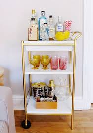 Image Result For Sunnersta Ikea Hack Bar Cart Accessories Bar Cart Styling Gold Bar Cart
