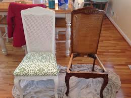 Cane Back Dining Chairs Before And After Redo Dining Chairs Dining Room Chairs Upholstered Dining Room Remodel