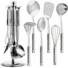 Maybe you would like to learn more about one of these? Miusco Premium Stainless Steel Cooking Utensil Set With Organizer Holder Stand 6 Pieces Party Supply Factory